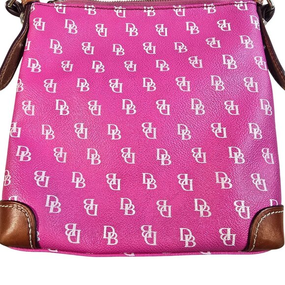 Dooney & Bourke Pink Monogram Crossbody Bag - Picture 2 of 13